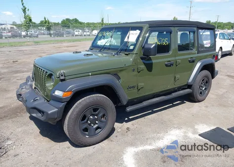 2024 Jeep Wrangler 4-Door Sport 4X4 из США, поврежденный, VIN 1C4PJXDN1RW158996